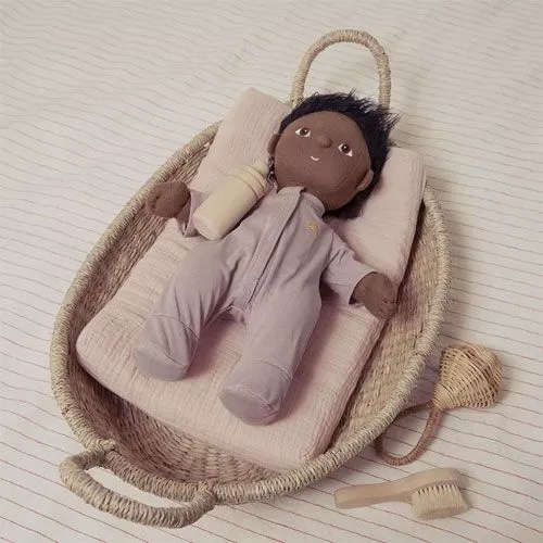 Olli Ella Dinkum Dolls Poppenpyjama - Lila 5 Olli Ella Dinkum Dolls Poppenpyjama - Lila - Afbeelding 3