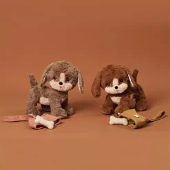 Olli Ella Knuffelhond Dinkum Dog - Honey -Janod Winkel olli ella knuffelhond dinkum dog honey 1