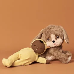 Olli Ella Knuffelhond Dinkum Dog - Honey -Janod Winkel olli ella knuffelhond dinkum dog honey 3