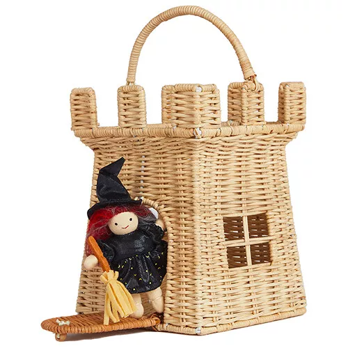 Olli Ella Opbergmand En Poppenhuis - Castle Bag - 30 Cm 10 Olli Ella Opbergmand En Poppenhuis - Castle Bag - 30 Cm - Afbeelding 8
