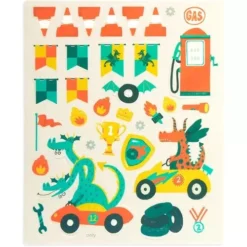 Ooly Herbruikbare Stickers - Drakenrace 16 Ooly Herbruikbare Stickers - Drakenrace -Janod Winkel ooly herbruikbare stickers drakenrace7