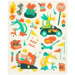 Ooly Herbruikbare Stickers - Drakenrace 17 Ooly Herbruikbare Stickers - Drakenrace -Janod Winkel ooly herbruikbare stickers drakenrace8