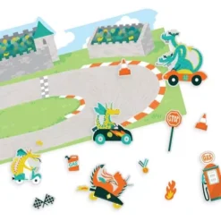 Ooly Herbruikbare Stickers - Drakenrace 14 Ooly Herbruikbare Stickers - Drakenrace -Janod Winkel ooly herbruikbare stickers drakenrace9