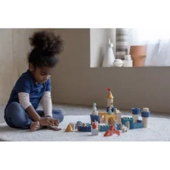 Plan Toys Bouwblokken Kasteel - 47st -Janod Winkel plan toys bouwblokken kasteel 47st ilovespeelgoed.nl6