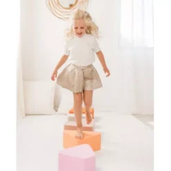 Moes Play Stapsteen En Bouwblok Triangle - Salmon Pink -Janod Winkel play blocks earth4 1 1