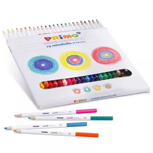 Primo Minabella Kleurpotloden - 24st 4 Primo Minabella Kleurpotloden - 24st - Afbeelding 2