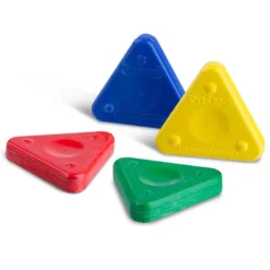 Primo Waskrijtjes Driehoek - 30st 8 Primo Waskrijtjes Driehoek - 30st -Janod Winkel primo waskrijtjes driehoek 30st 3