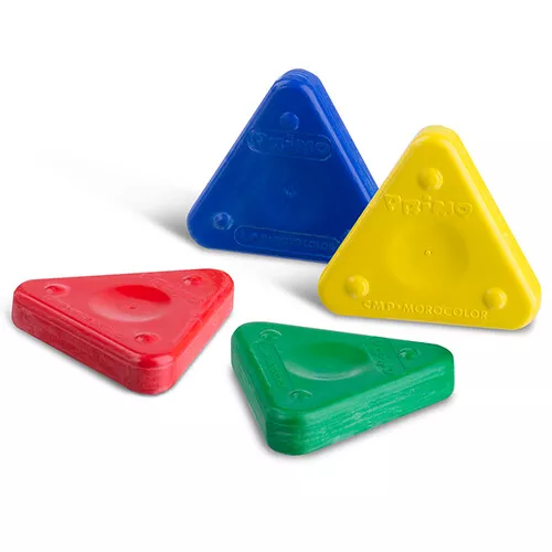 Primo Waskrijtjes Driehoek - 30st 5 Primo Waskrijtjes Driehoek - 30st - Afbeelding 3