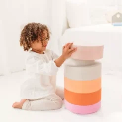 Moes Play Stapstenen - Rainbow Chair Earth - 5st -Janod Winkel rainbow chair earth6