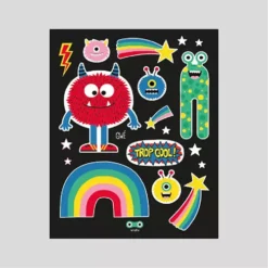 Rainette Reflecterende Stickers - Cool -Janod Winkel rainette reflecterende stickers cool 2 1