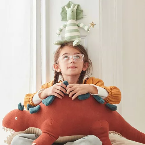 Meri-Meri Meri Meri Knuffeldino Triceratops Max - 35,5 Cm 5 Meri-Meri Meri Meri Knuffeldino Triceratops Max - 35,5 Cm - Afbeelding 3