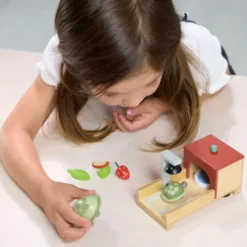 Tender Leaf Toys Poppenhuisdieren - Schildpad - 8-delig -Janod Winkel schildpad huisdieren2