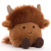 Jellycat Knuffelkoe Amuseabean Highland Cow - 10 Cm -Janod Winkel schotse hooglander