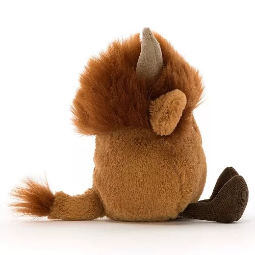 Jellycat Knuffelkoe Amuseabean Highland Cow - 10 Cm 4 Jellycat Knuffelkoe Amuseabean Highland Cow - 10 Cm - Afbeelding 2