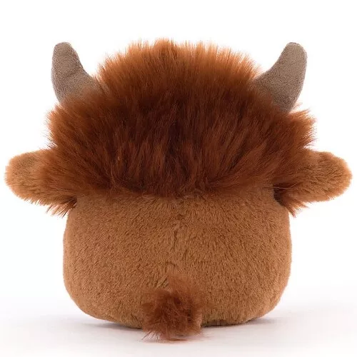 Jellycat Knuffelkoe Amuseabean Highland Cow - 10 Cm 5 Jellycat Knuffelkoe Amuseabean Highland Cow - 10 Cm - Afbeelding 3