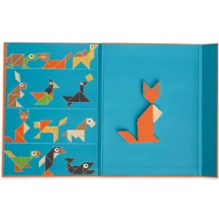 Scratch Europe Magneetboek Edulogic Tangram - Dieren -Janod Winkel scratch europe magneetboek edulogic tangram dieren 2