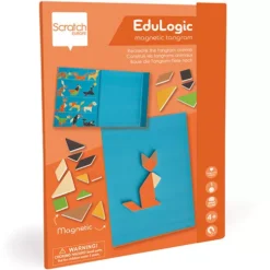 Scratch Europe Magneetboek Edulogic Tangram - Dieren -Janod Winkel scratch europe magneetboek edulogic tangram dieren 9