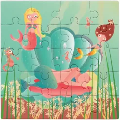 Scratch Europe Magnetisch Puzzelboek Zeemeermin - 2x20st -Janod Winkel scratch europe magnetisch puzzelboek zeemeermin 2x20st 3