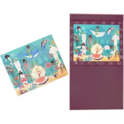 Scratch Europe Magnetisch Puzzelboek Zeemeermin - 30st -Janod Winkel scratch europe magnetische puzzel zeemeermin 30st 3