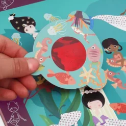 Scratch Europe Magnetisch Puzzelboek Zeemeermin - 30st -Janod Winkel scratch europe magnetische puzzel zeemeermin 30st 5