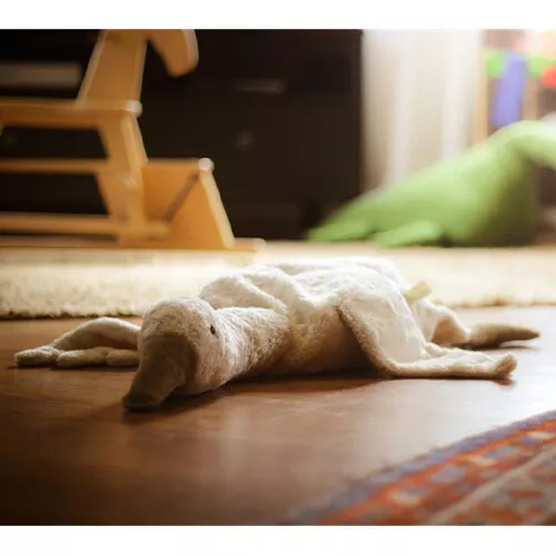 Senger Warmteknuffel Gans - Wit - 80 Cm 5 Senger Warmteknuffel Gans - Wit - 80 Cm - Afbeelding 3