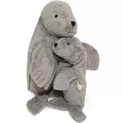 Senger Warmteknuffel Zeehond - Grijs - 63 Cm 4 Senger Warmteknuffel Zeehond - Grijs - 63 Cm - Afbeelding 2
