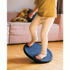 Stapelstein Balance Board Blauw -Janod Winkel stapelstein balance board blauw 1