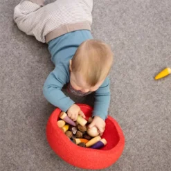 Stapelstein Original Rood - 1st -Janod Winkel stapelstein rood 1st ilovespeelgoed1