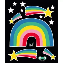 Rainette Reflecterende Stickers - Regenboog -Janod Winkel sti arc rainette reflecterende stickers regenboog ilovespeelgoed.nl8