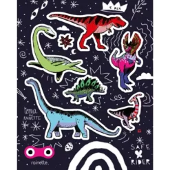 Rainette Reflecterende Stickers - Dinosaurussen -Janod Winkel sti dino rainette reflecterende stickers dinosaurussen ilovespeelgoed.nl3