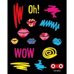 Rainette Reflecterende Stickers - Kus -Janod Winkel sti kis rainette reflecterende stickers kus ilovespeelgoed.n8