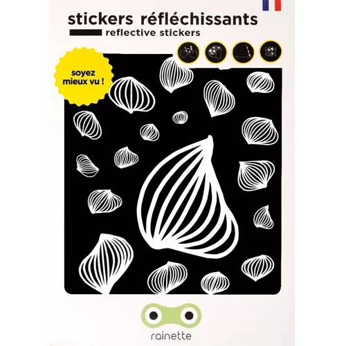 Rainette Reflecterende Stickers - Kwallen 3 Rainette Reflecterende Stickers - Kwallen