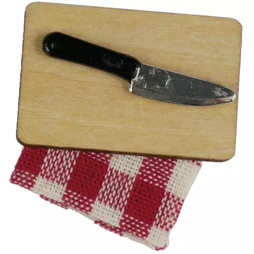 Studio Schaapman Muizenhuis Mini's - Broodplank, Mes En Theedoek 4 Studio Schaapman Muizenhuis Mini's - Broodplank, Mes En Theedoek - Afbeelding 2