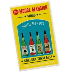 Studio Schaapman Muizenhuis Mini's - Drankflessen - 4st
