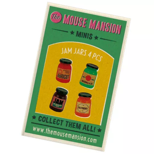 Studio Schaapman Muizenhuis Mini's - Jampotten - 4st 3 Studio Schaapman Muizenhuis Mini's - Jampotten - 4st