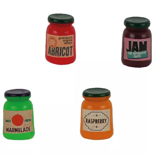 Studio Schaapman Muizenhuis Mini's - Jampotten - 4st 4 Studio Schaapman Muizenhuis Mini's - Jampotten - 4st - Afbeelding 2