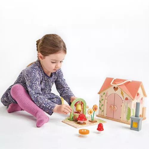 Tender Leaf Toys Poppenhuis Rosewood Cottage - Afbeelding 3