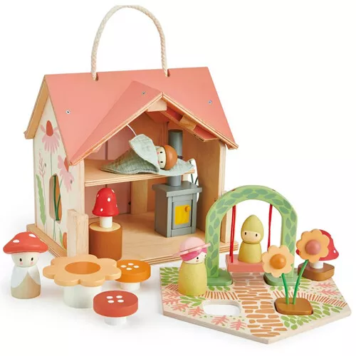 Tender Leaf Toys Poppenhuis Rosewood Cottage - Afbeelding 8