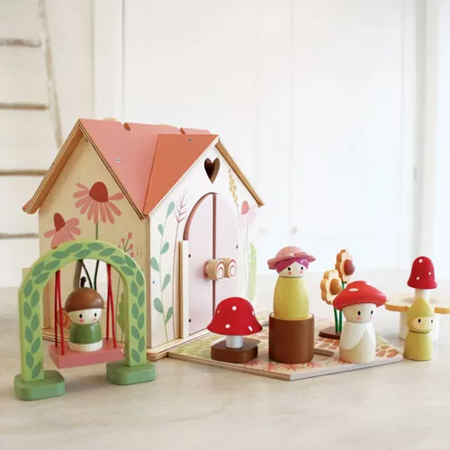 Tender Leaf Toys Poppenhuis Rosewood Cottage - Afbeelding 5