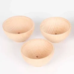 Tickit Houten Bakjes Naturel - Ø 7 Cm - 3st -Janod Winkel tickit houten bakjes naturel 3st 9