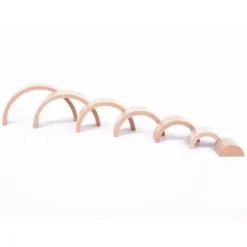 Tickit Stapelvormen Regenboog - 7st -Janod Winkel tickit stapelvormen regenboog 7st