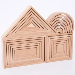 Tickit Stapelvormen Regenboog - 7st -Janod Winkel tickit stapelvormen regenboog 7st 6