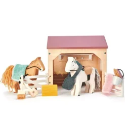 Tender Leaf Toys Poppenhuis - Paardenstal 9 Tender Leaf Toys Poppenhuis - Paardenstal -Janod Winkel tl8165 the stables 5 720x