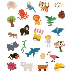 Uitgeverij Deltas Kleur- En Stickerboek Met Woordjes - In De Dierentuin 12 Uitgeverij Deltas Kleur- En Stickerboek Met Woordjes - In De Dierentuin -Janod Winkel uitgeverij deltas kleur en stickerboek met woordjes in de dierentuin6