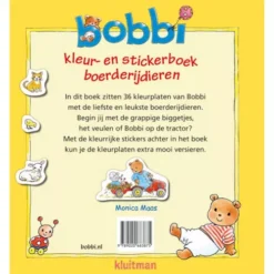 Uitgeverij Kluitman Bobbi Kleur- En Stickerboek - Boerderijdieren 13 Uitgeverij Kluitman Bobbi Kleur- En Stickerboek - Boerderijdieren -Janod Winkel uitgeverij kluitman bobbi kleur en stickerboek boerderijdieren 2