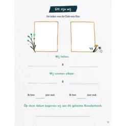 Uitgeverij Kluitman Invulboek De Club Van Ons -Janod Winkel uitgeverij kluitman invulboek de club van ons 9