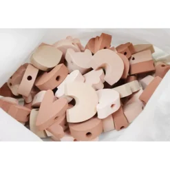 Vanpauline Rijgkralen Foam Met Etui - Nude - 72st -Janod Winkel vanpauline rijgkralen foam met etui nude 72st 3