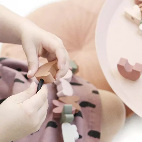 Vanpauline Rijgkralen Foam Met Etui - Nude - 72st - Afbeelding 3