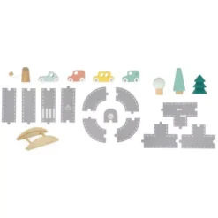 Janod Autoweg Bolid - 21-delig -Janod Winkel wegenplan4