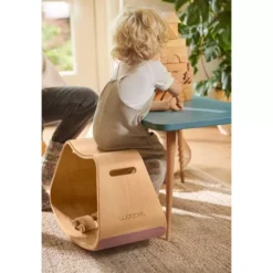 Wobbel Up Met Vilt - Babymuis Lichtgrijs -Janod Winkel wobbel up met vilt ilovespeelgoed 1 1